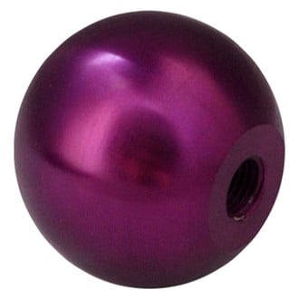 Torque Solution® TS-BSK-001PR - Manual Round Style Purple Shift Knob