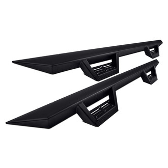 Torxe™ - 3" Cab Length Black Triangular Side Steps