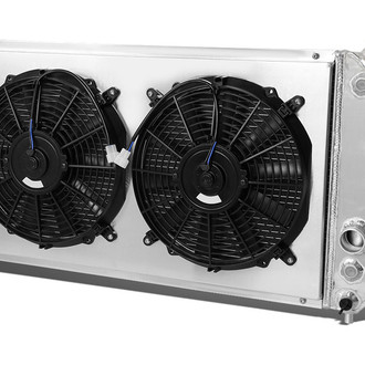 Torxe™ - Aluminum Engine Coolant Radiator with Electric Fan