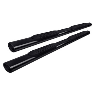 Torxe™ - 4" Straight Cab Length Black Oval Side Steps