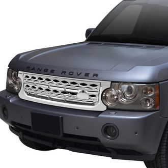 Torxe™ - 1-Pc Chrome Diamond Mesh Main Grille