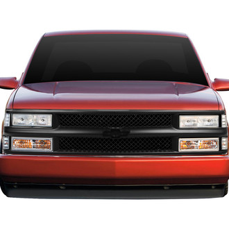 Torxe™ - 1-Pc Black Honeycomb Mesh Main Grille