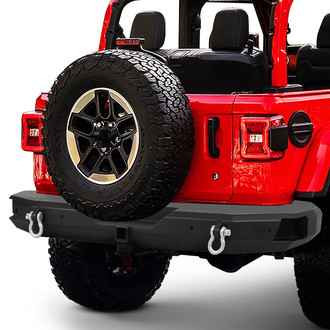 Torxe™ - Full Width Black Rear HD Bumper