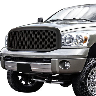Torxe™ - 1-Pc Matte Black Honeycomb Mesh Main Grille