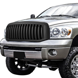 Torxe™ - 1-Pc Matte Black Vertical Billet Main Grille