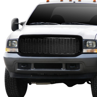 Torxe™ - 1-Pc Black Honeycomb Mesh Main Grille