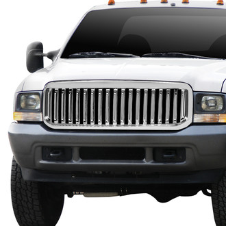 Torxe™ - 1-Pc Chrome Vertical Billet Main Grille