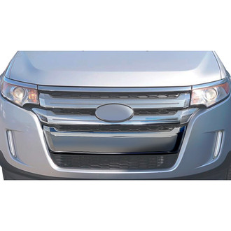 Torxe™ - 1-Pc Chrome Front Bumper Grille Molding Assembly