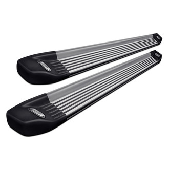 Torxe™ - 5.25" Lighted Cab Length Brushed Running Boards