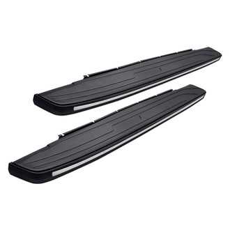 Torxe™ - 5.5" OE Style Black Running Boards with Chrome Trim