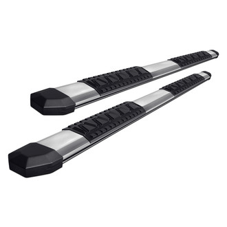 Torxe™ - 5" Extruded Cab Length Polished Trapezoid Step Boards