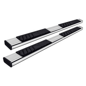 Torxe™ - 5" Cab Length Polished Rectangular Side Steps