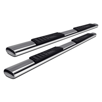 Torxe™ - 5" Straight Cab Length Polished Oval Side Steps