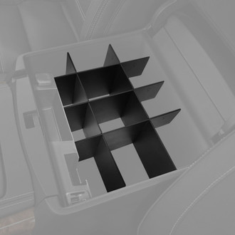 Torxe™ - Center Black Console Organizer Divider