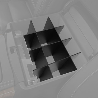 Torxe™ - Center Black Console Organizer Divider