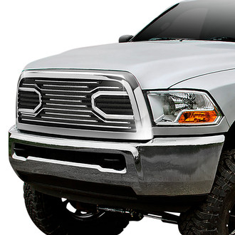 Torxe™ - 1-Pc Chrome Horizontal Billet Main Grille