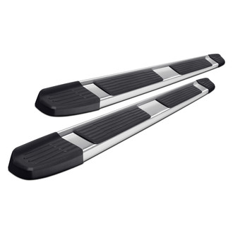 Torxe™ - 6" Cab Length Polished Rectangular Side Bars