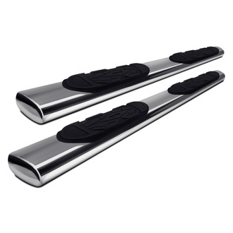 Torxe™ - 6" Straight Cab Length Polished Oval Side Steps