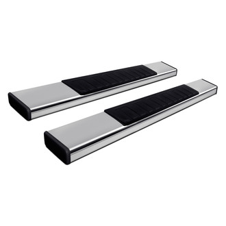 Torxe™ - 6" Cab Length Polished Triangular Step Bars