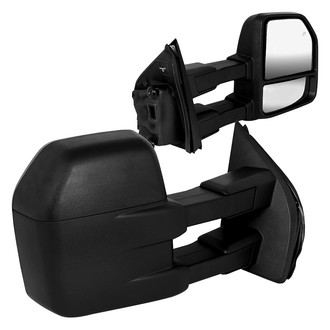 Torxe™ - Driver and Passenger Side Manual Towing Mirror Set (Heated, Foldaway)