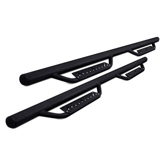 Torxe™ - Cab Length Black Round Nerf Bars