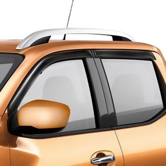 Torxe™ - Tape-On Dark Smoke Front and Rear Window Visors