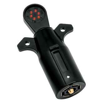 Tow Ready® - 7-Way Flat Pin Car End Tester with LED Display with LED Display