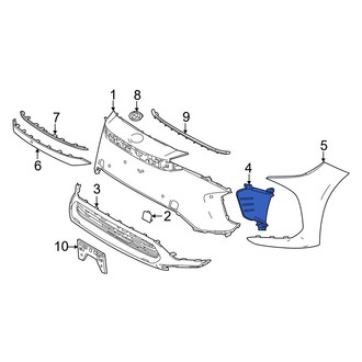 Toyota OE - Front Right Brake Air Duct