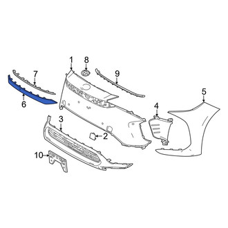 Toyota OE - Rear Right Bumper Trim