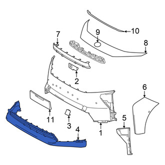 Toyota OE - Front Lower Grille