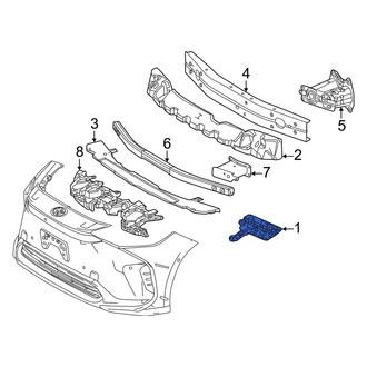 Toyota OE - Right Bumper Corner Cover Bracket