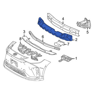 Toyota OE - Front Upper Bumper Impact Absorber