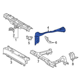 Toyota OE - Front Left Radiator Support Side Panel