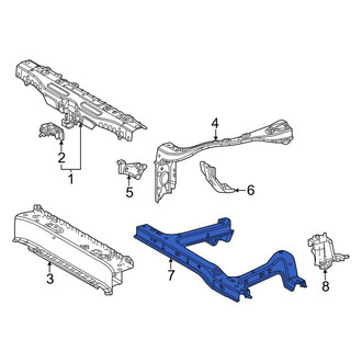 Toyota OE - Front Frame Side Member Crossmember