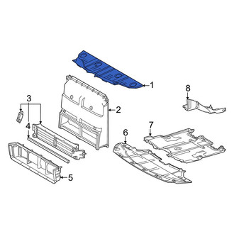 Toyota OE - Front Radiator Support Access Cover