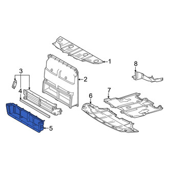 Toyota OE - Front Radiator Support Air Duct