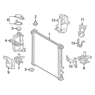 Toyota OE - Cooling - Radiator & Components
