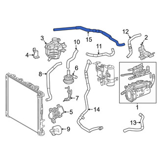 Toyota OE - Right HVAC Heater Hose