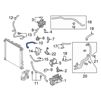 Toyota OE - HVAC Heater Hose