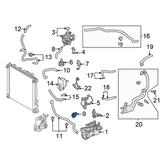 Toyota OE - HVAC Heater Hose