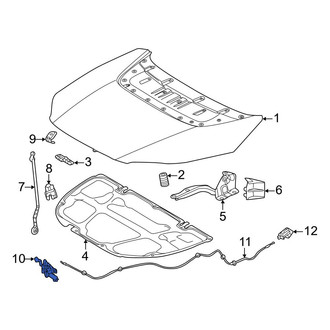 Toyota OE - Front Hood Latch