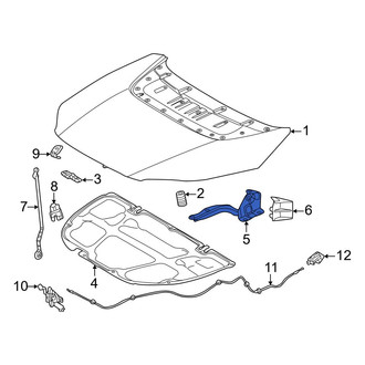 Toyota OE - Front Left Hood Hinge