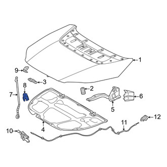 Toyota OE - Hood Prop Rod Retainer