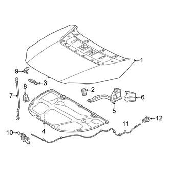 Toyota OE - Hood & Components