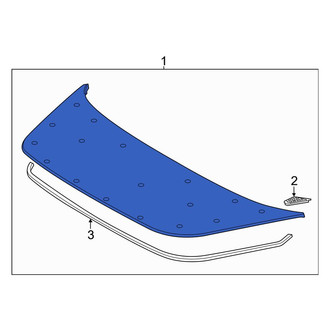 Toyota OE - Front Hood Molding