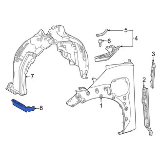 Toyota OE - Front Right Stone Deflector