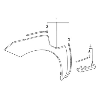 Toyota OE - Fender - Exterior Trim