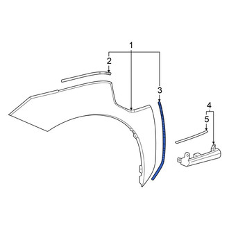 Toyota OE - Rear Right Wheel Arch Molding Seal