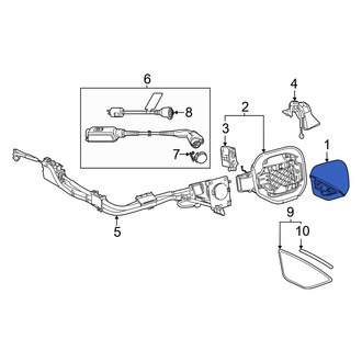 Toyota OE - Drive Motor Battery Pack Charging Port Door