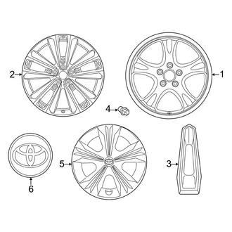 Toyota OE - Wheels (XLE)
